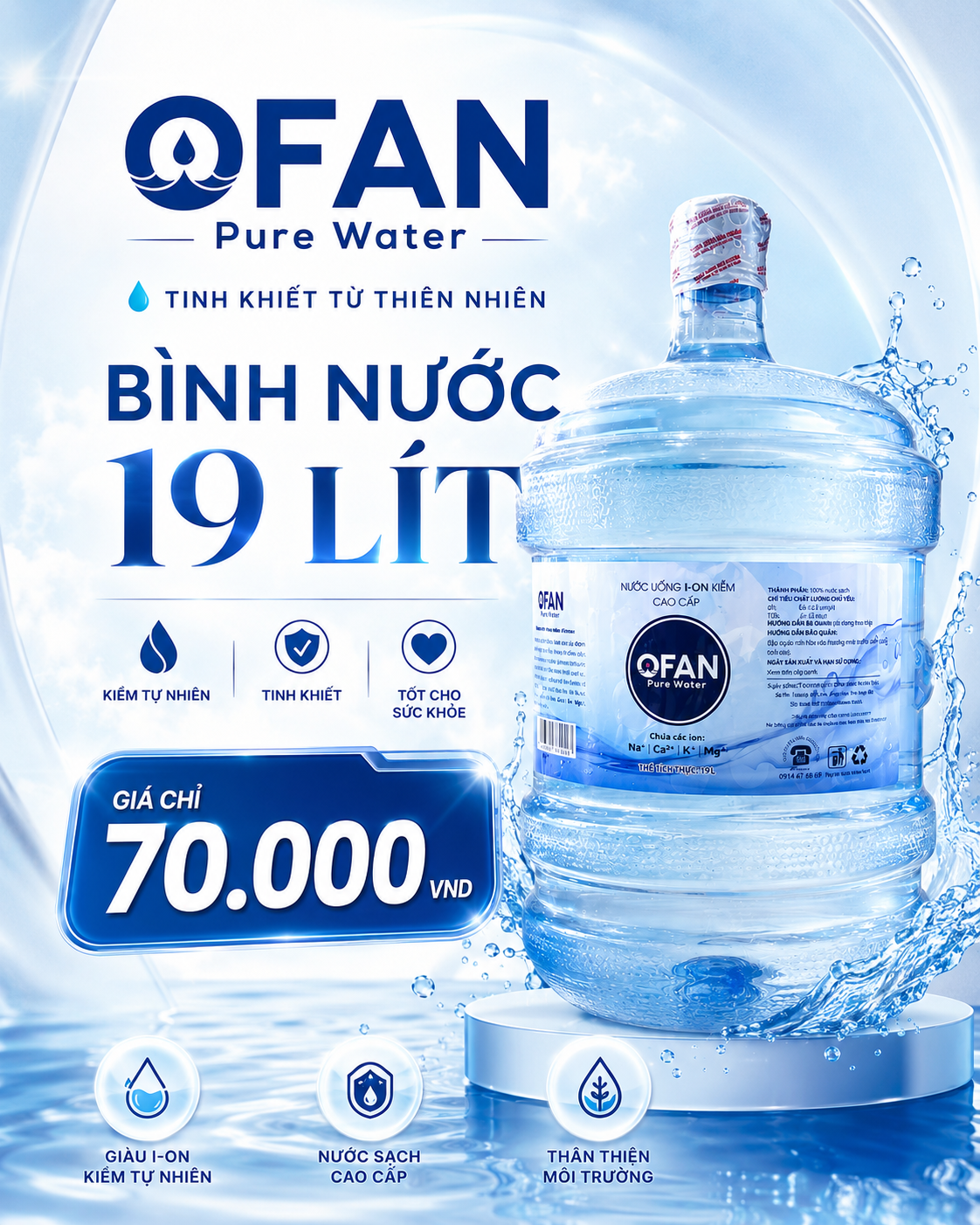 Bình 19L OFAN
